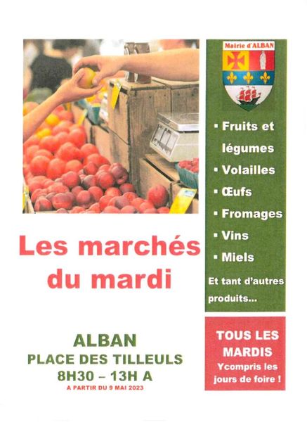 Les marchés du mardi